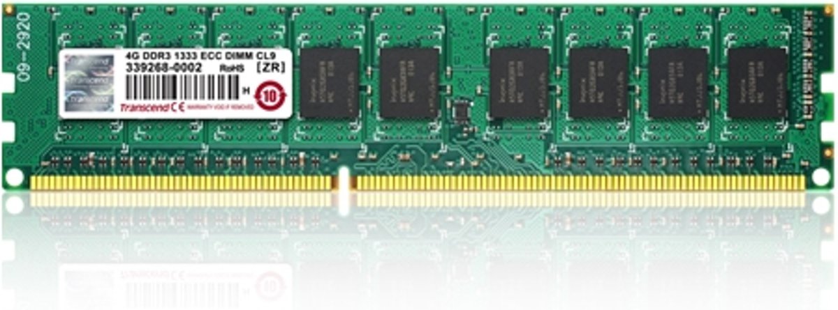 Transcend 4GB DDR3 1600 4GB DDR3 1600MHz geheugenmodule
