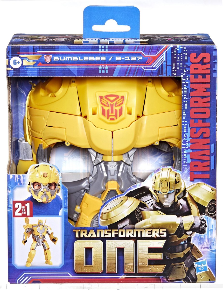 Transformers One 2-in-1 Bumblebee B-127, masker-actiefiguur