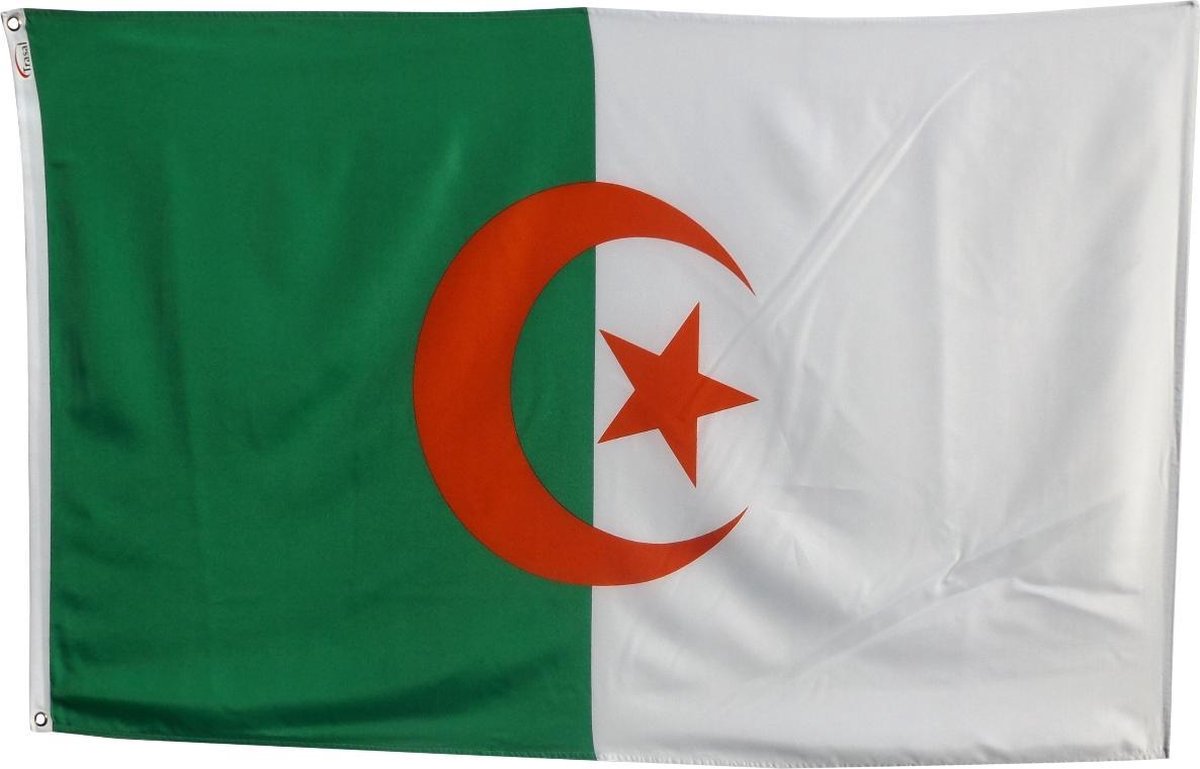   - vlag Algerije - algerijnse vlag - 150x90cm