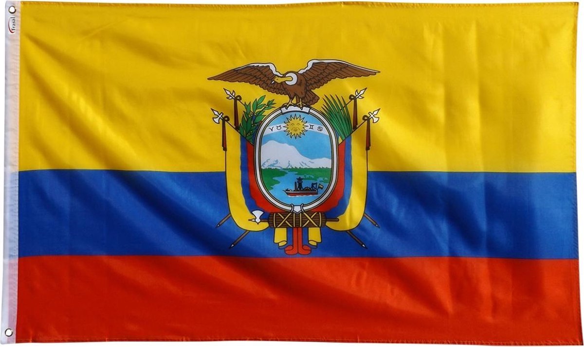   - vlag Ecuador - ecuadoriaanse vlag 150x90cm