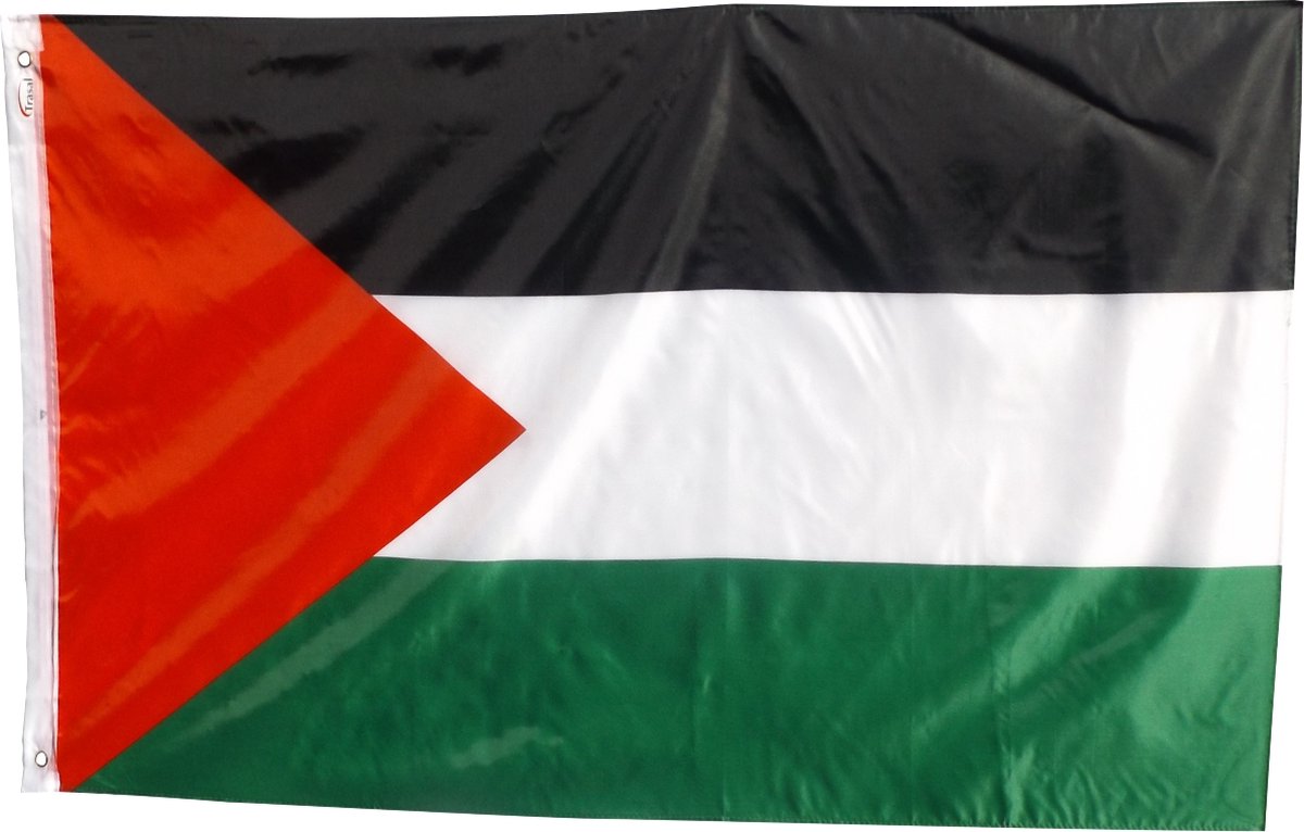 Trasal - vlag Palestina - palestijnse vlag - 150x90cm