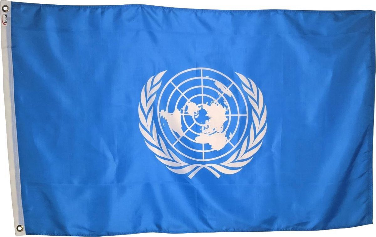   - vlag Verenigde Naties - flag United Nations - 150x90cm