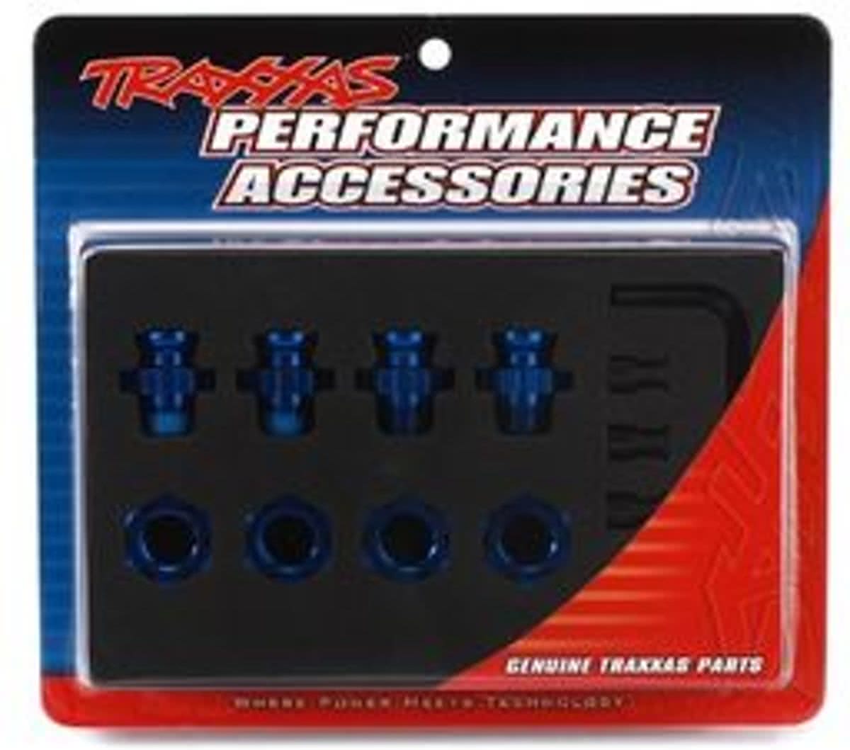 Anodised alu 17mm hex adaptors