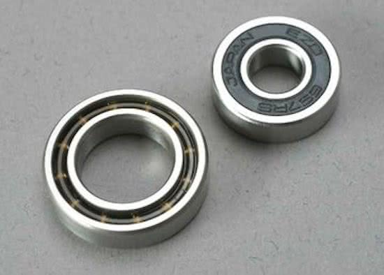 Ball bearings (7x17x5mm) (1)/ 12x21x5mm (1) (TRX 3.3, 2.5R,