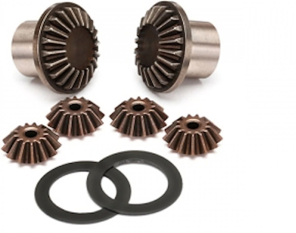 Gear set, differential (output gears (2)/ spider gears (4)/