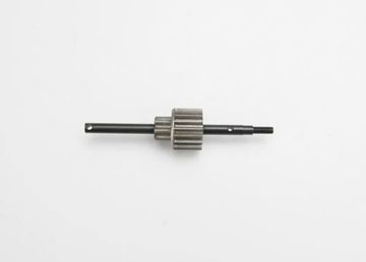 Input shaft/ drive gear assembly (18-tooth steel top gear)