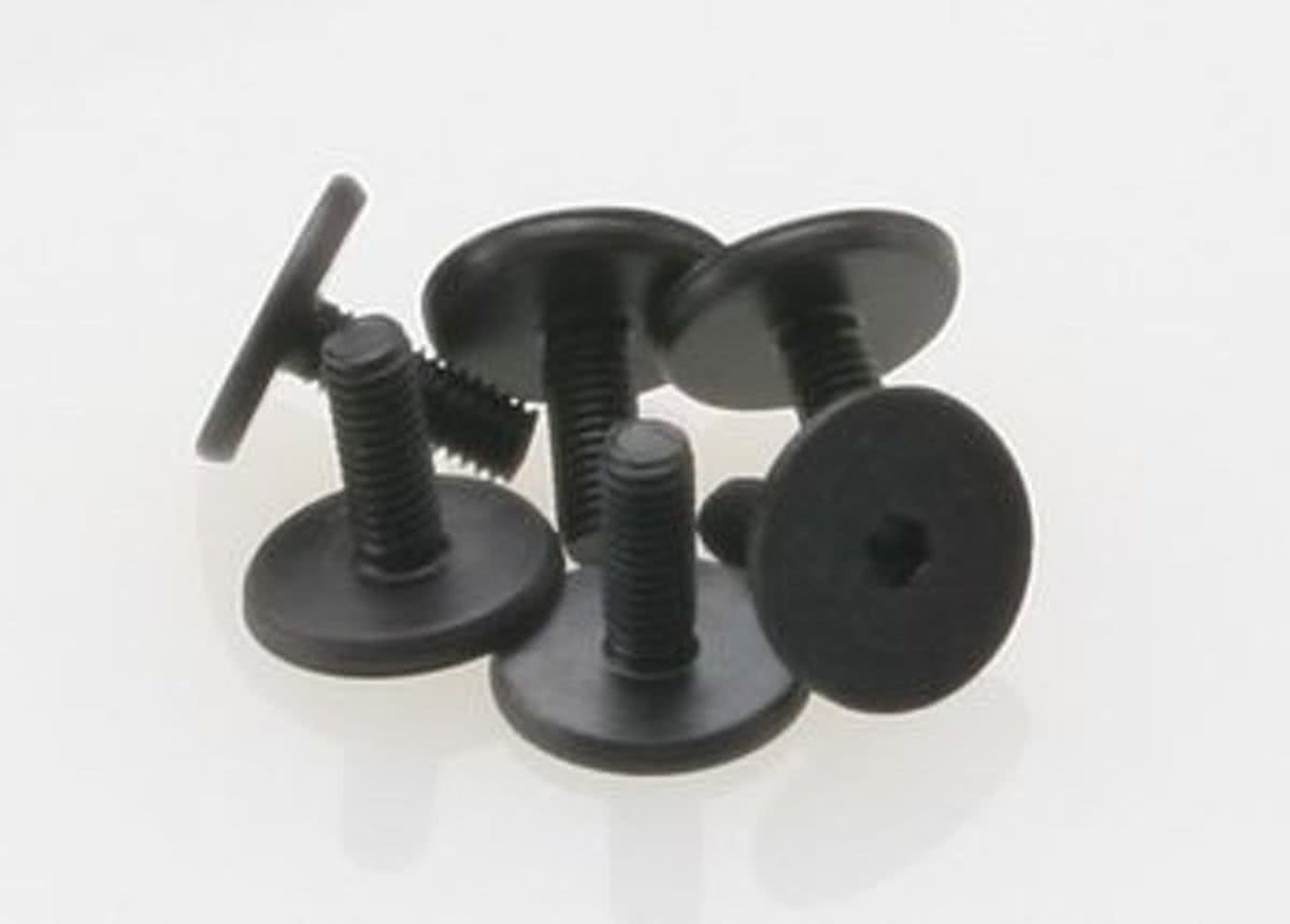Screws, 3x8mm flat-head machine (hex drive) (6)