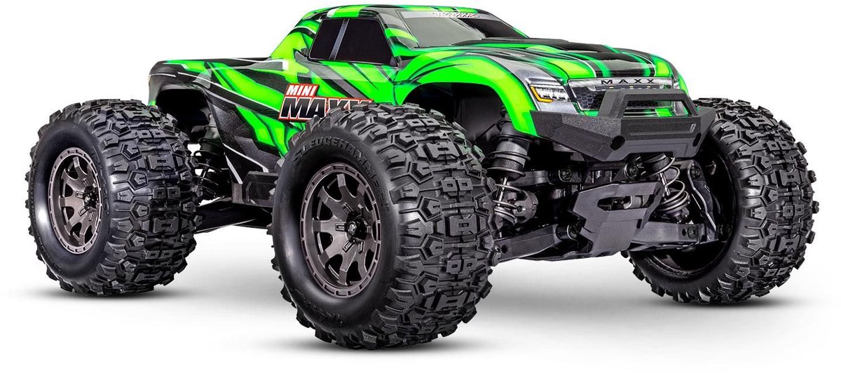 Traxxas TRX107154-1-GRN mini Maxx bl-2s