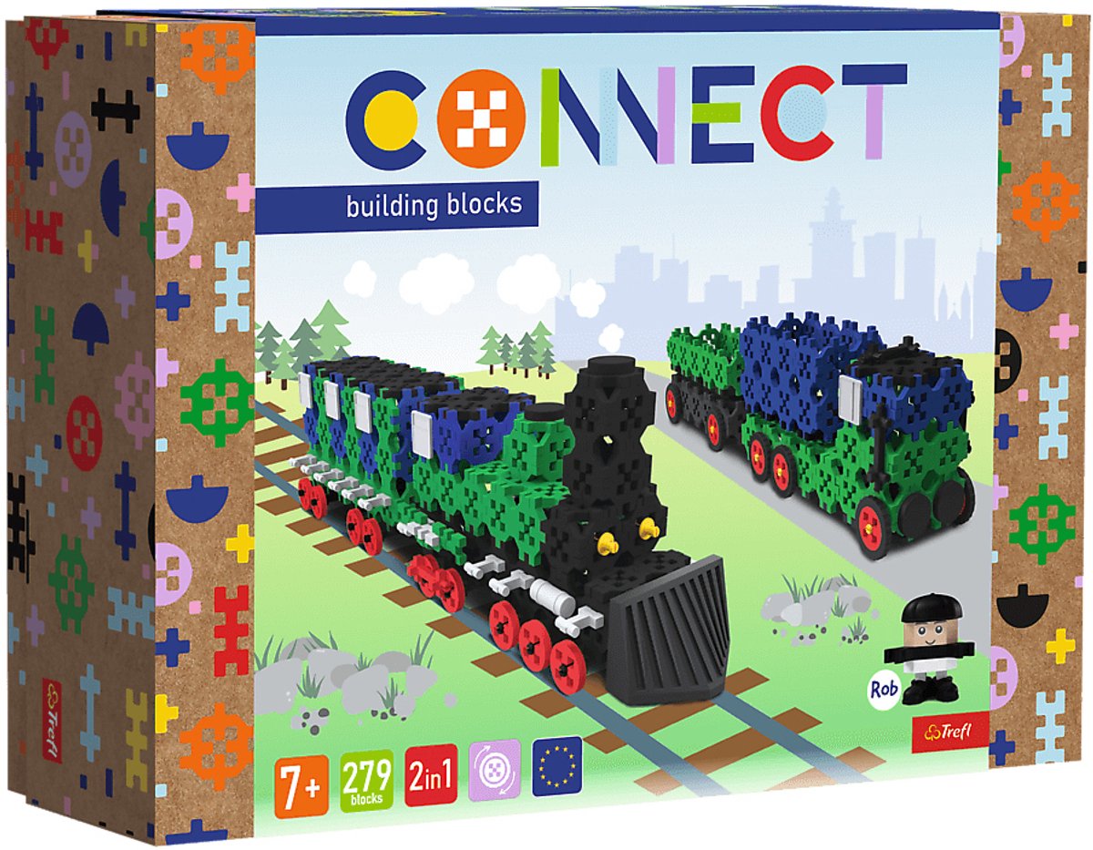 Connect - L - Trein / Vrachtwagen met Trailer_FSC Mix 70%