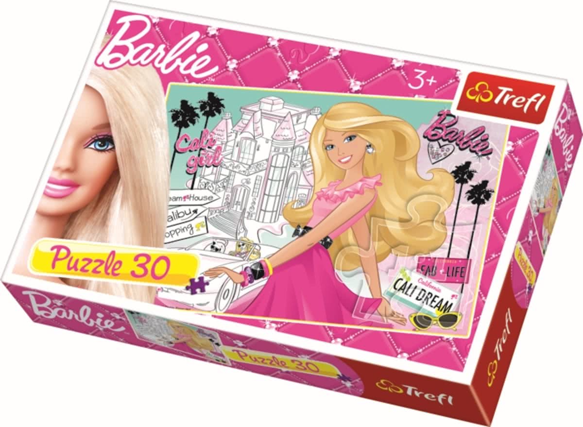 30 pcs - Californian dream / Mattel, Barbie Legpuzzel