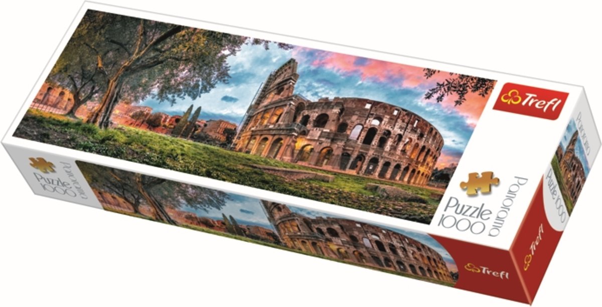 Panorama - Colosseum bij zonsopgang - 1000 stukjes Legpuzzel