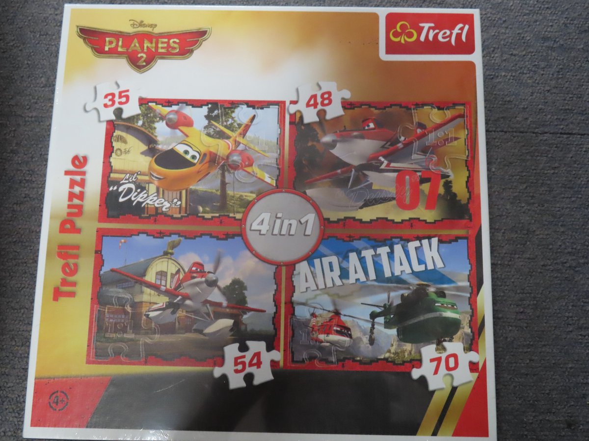 Trefl - Puzzel - Legpuzzel  - Disney - 4 in 1 - 35 / 48 / 54 / 70 stukjes , Planes 2
