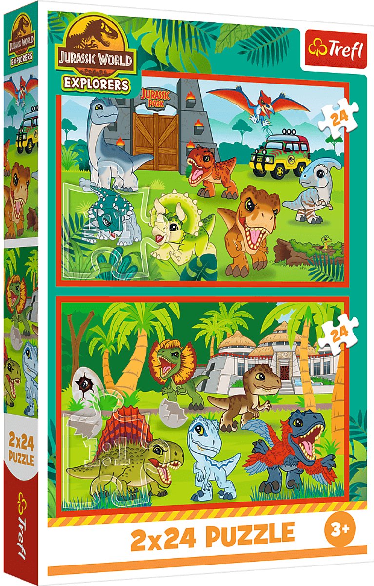 Trefl 34437, 24 stuk(s), Dinosauriërs, 3 jaar