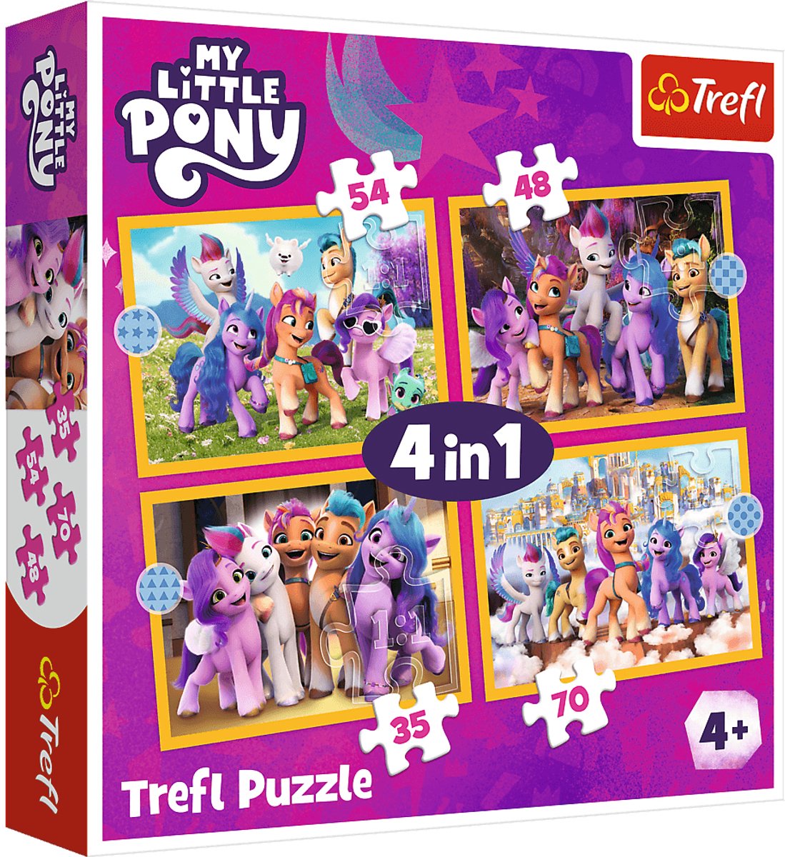 Trefl 34624, 70 stuk(s), Stripfiguren, 4 jaar