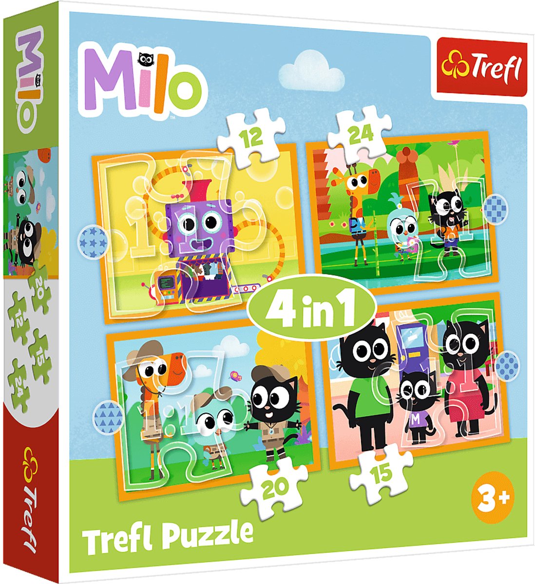 Trefl 34654, 24 stuk(s), Stripfiguren, 3 jaar