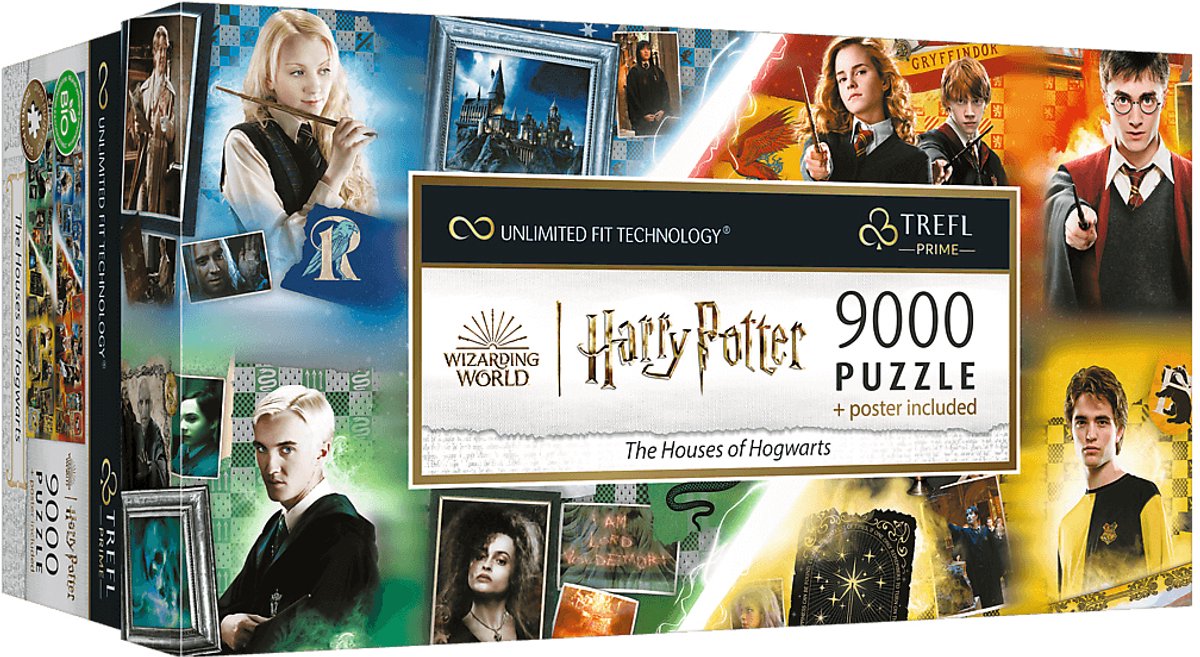 Trefl Wizarding World Harry Potter, 9000 stuk(s), Fantasie