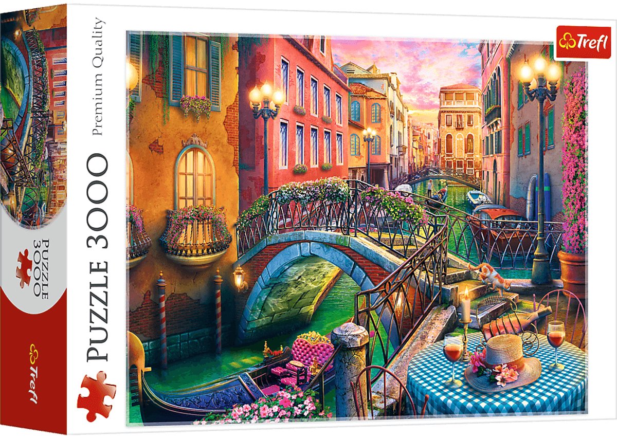 Trefl legpuzzel 3000 stukjes - avond in Venetië - puzzel volwassenen.