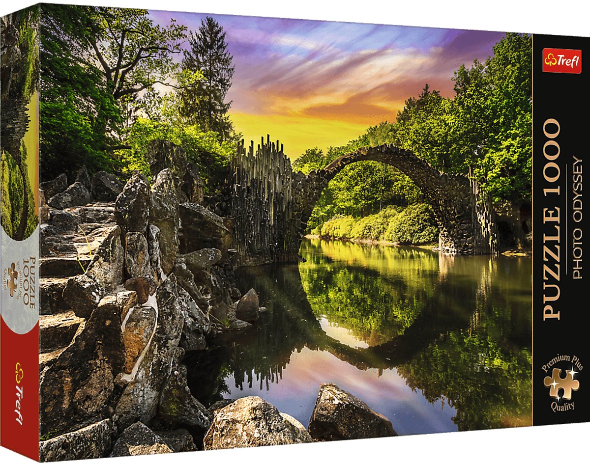 Trefl legpuzzel Photo Odyssey Rakotz Bridge Duitsland 1000 stukjes.