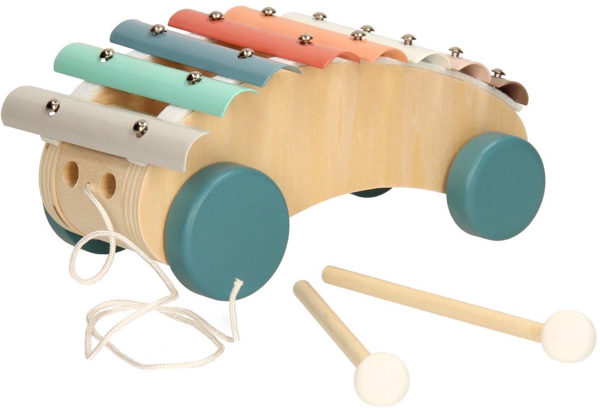 Trekvoertuig Xylofoon Pastel
