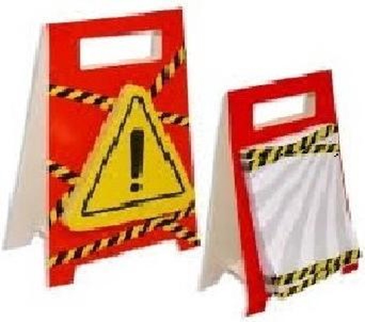 Rotzlöffel achtung: Gemein! Plakbriefjes gevarendriehoek