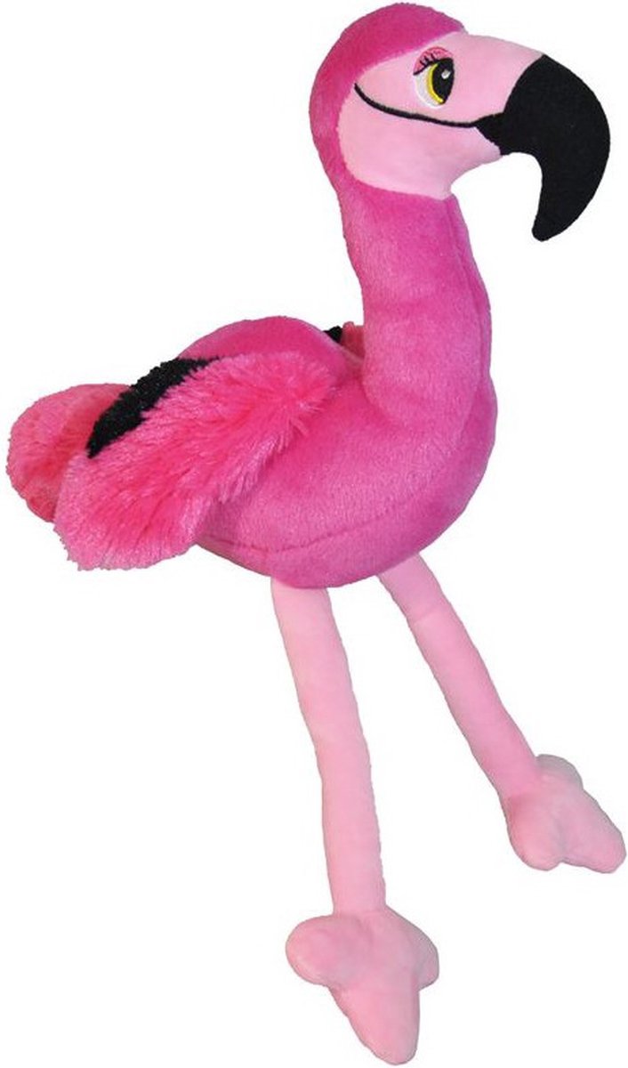 Pluche speelgoed knuffeldier Flamingo van 20 cm - Dieren knuffels - Cadeau voor kinderen