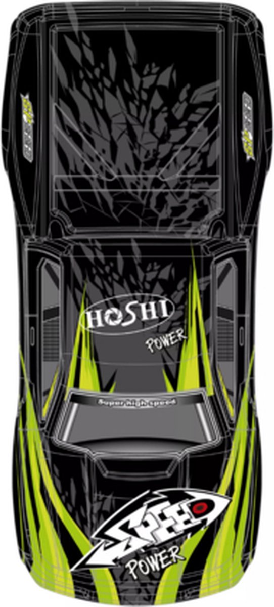 Trendtrading Shell Power Car Pro - Extra kap - Groen