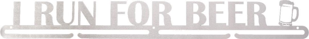 Medaillehanger - RVS - I run for Beer (70cm breed)