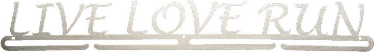 Medaillehanger - RVS - Live Love Run (70cm breed)