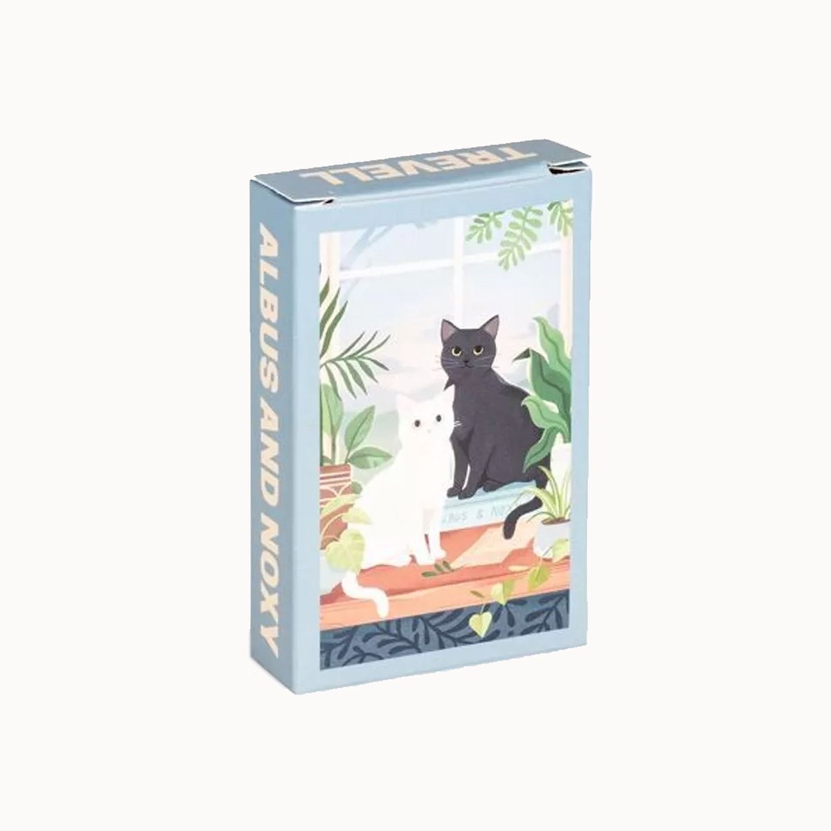 Cats Mini Puzzel 99 stukjes - Trevell Albus and Noxy - Mini Puzzel Volwassenen - Micro Puzzel - Puzzel To Go Vakantie - Puzzel Op Reis - Katten Puzzel Cadeau