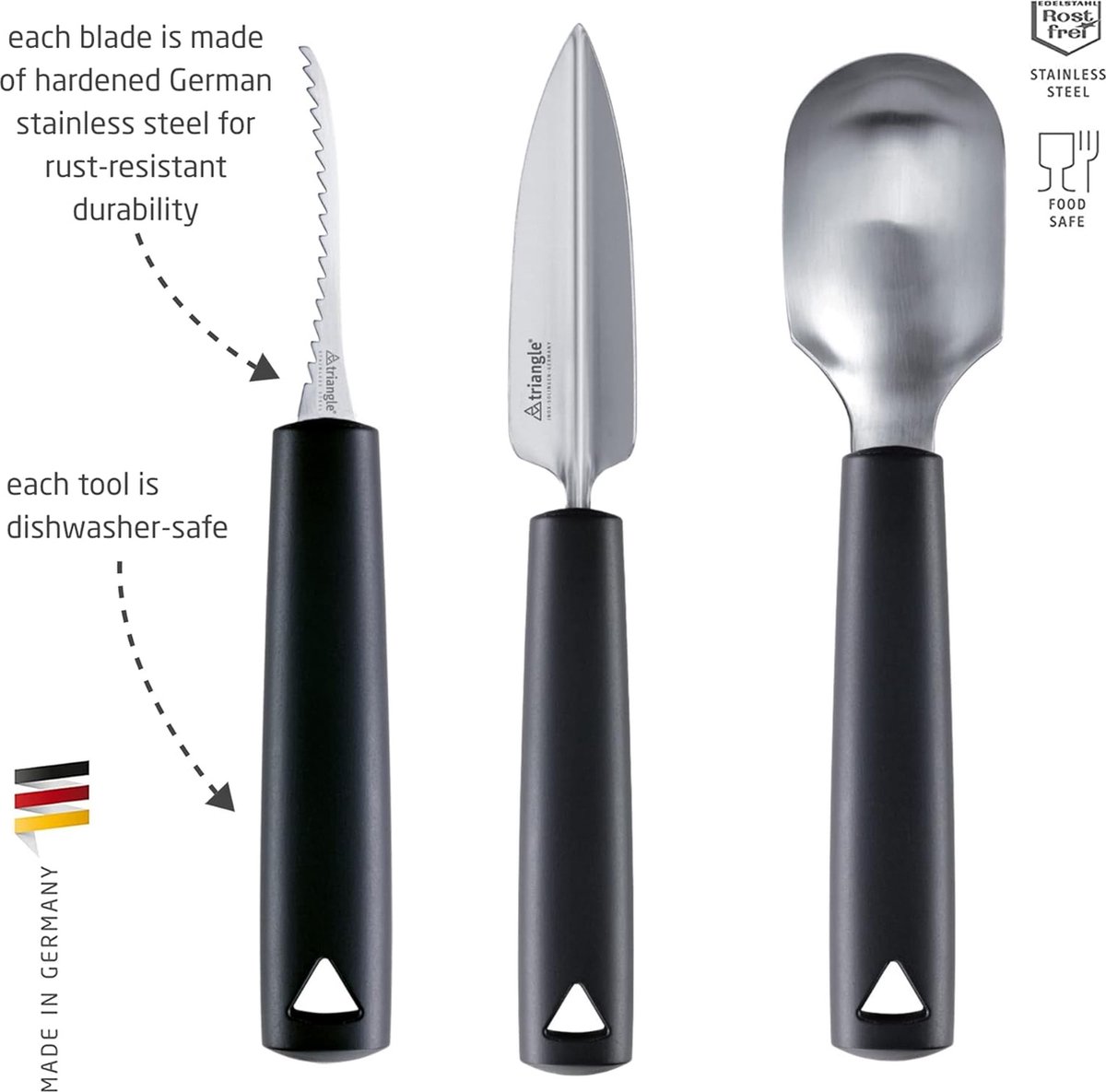 Pompoensnijset, 3-delig