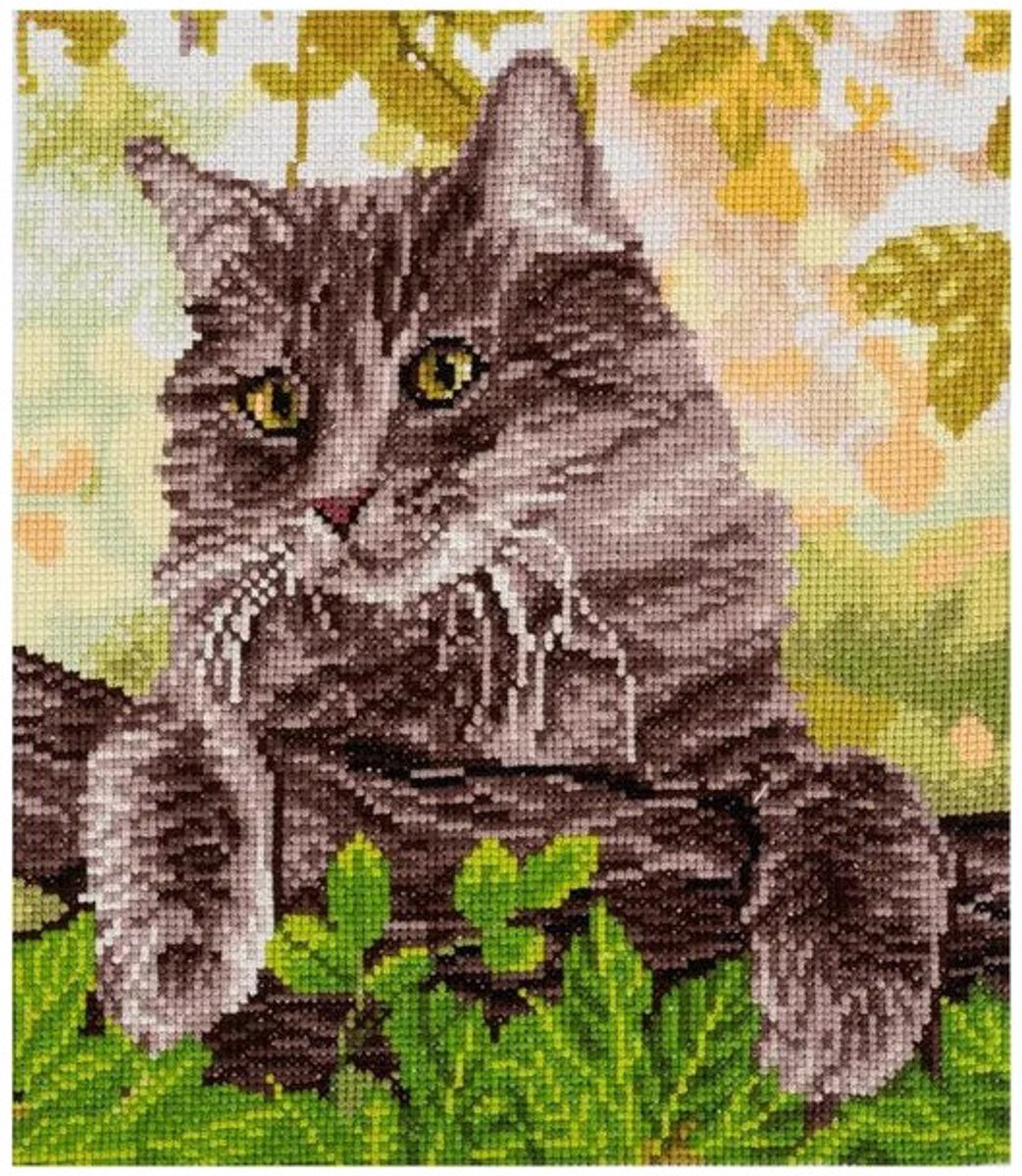 Borduurpakket Kat