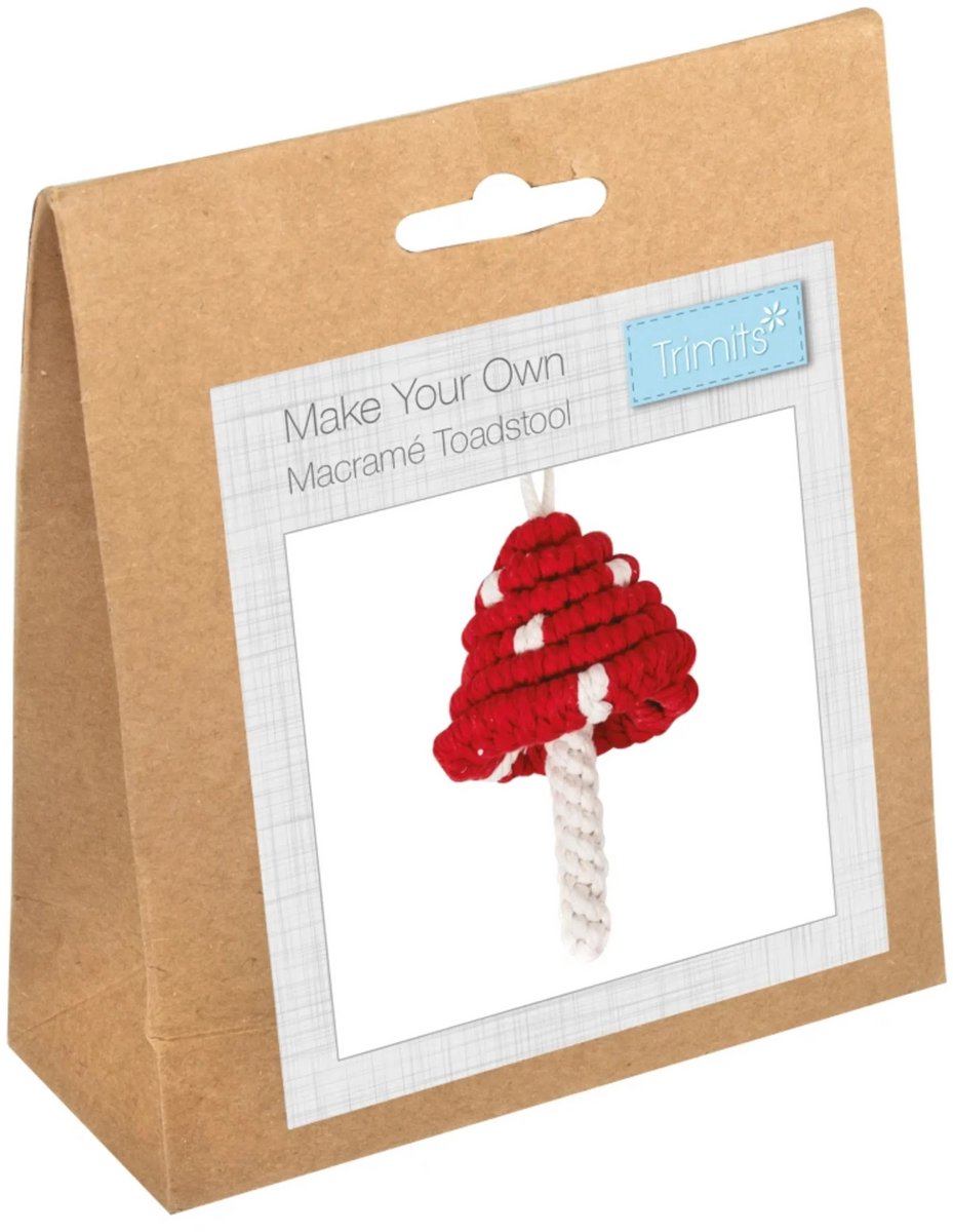 trimits Macramé Kit: Toadstool