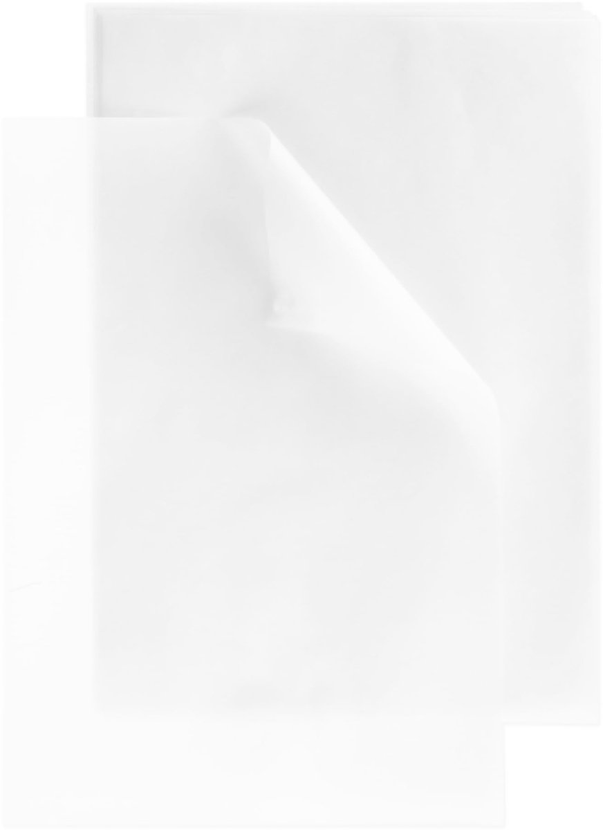 Tritart Overtrekpapier Wit Bedrukbaar DIN A4-125 Vellen 100 g/m² - Overtrek Papier Wit Transparant - Voor Hobby Architectuur Kaarten Kleding Ontwerpen en Meer