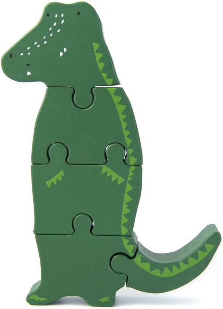 Trixie - Houten dierenvormpuzzel - Mr. Crocodile