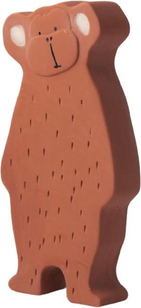   Bijt- En Badspeelgoed Mr. Monkey 12 Cm Rubber Bruin