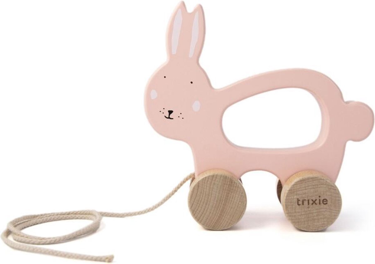 Trixie houten trekspeeltje Mrs. Rabbit