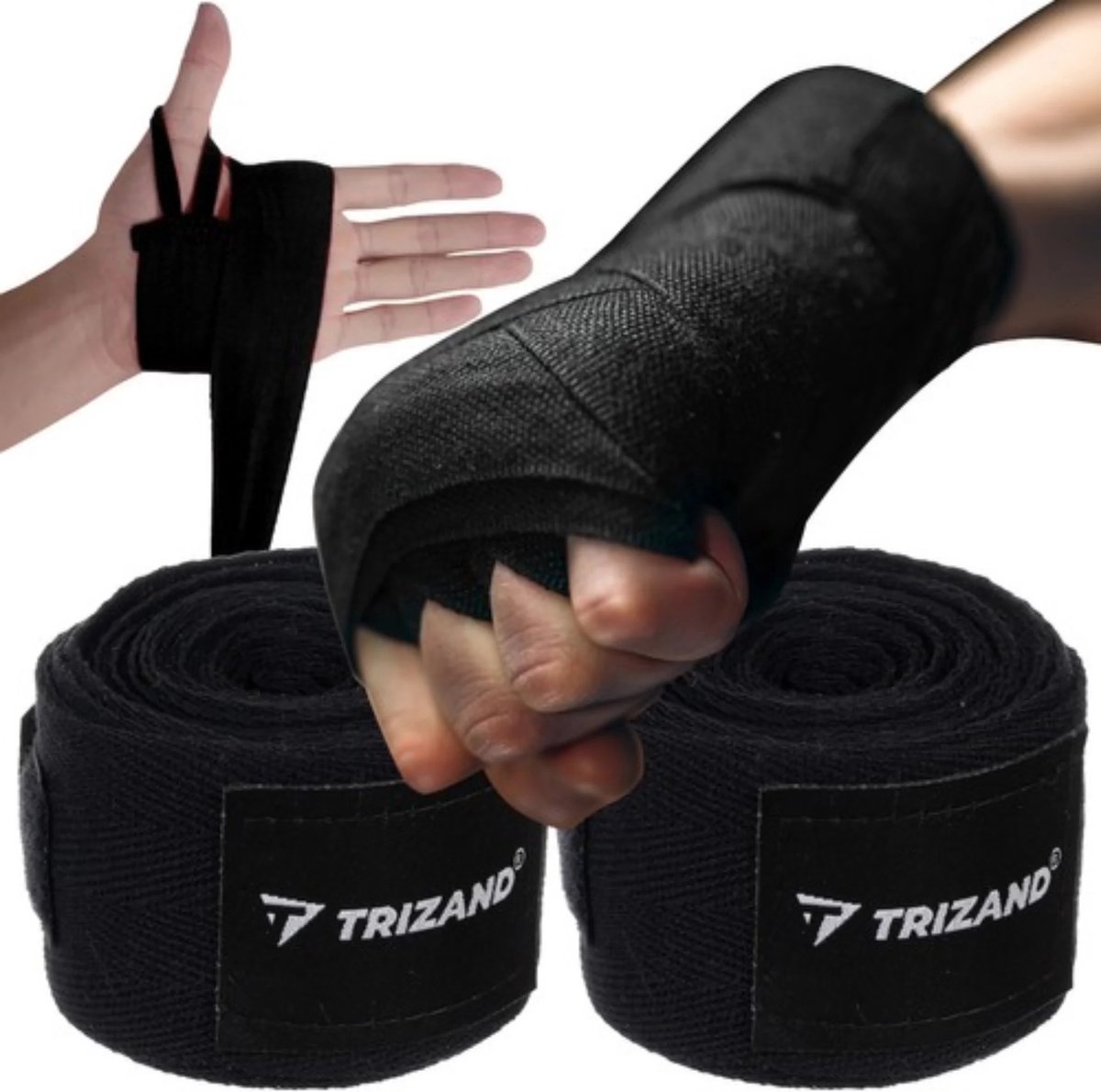 Trizand Boksbandages 2 x 4 meter - Essentiële Bescherming voor Hand en Pols