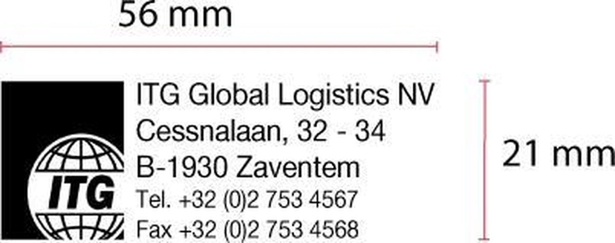 Stempelplaatje Trodat Printy 4913