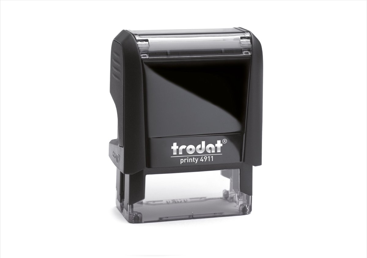 Tekststempelmachine 4911 Printy 4.0, ecologisch zwart