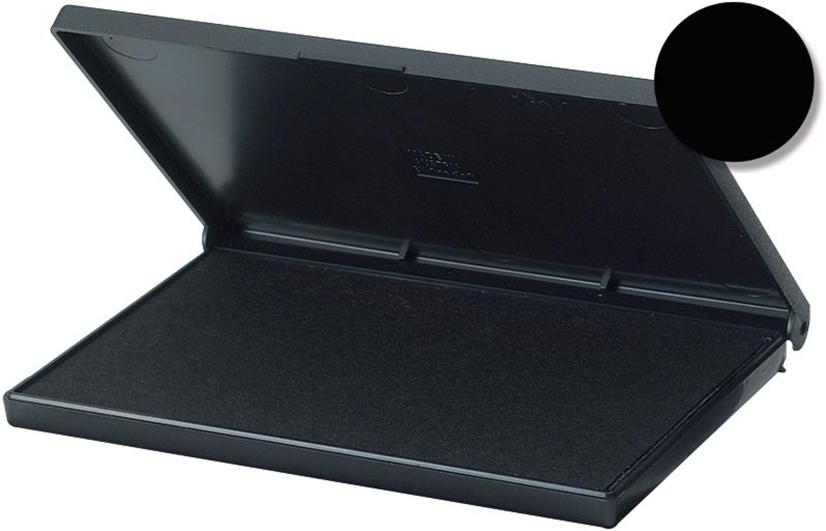 18x Trodat stempelkussen 5x9cm, zwart