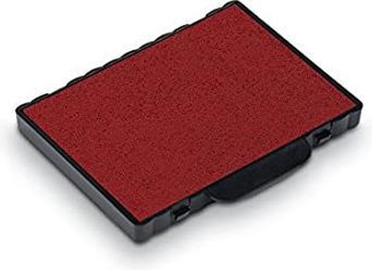 Stempelkussen   5208 6/58 rood p/2
