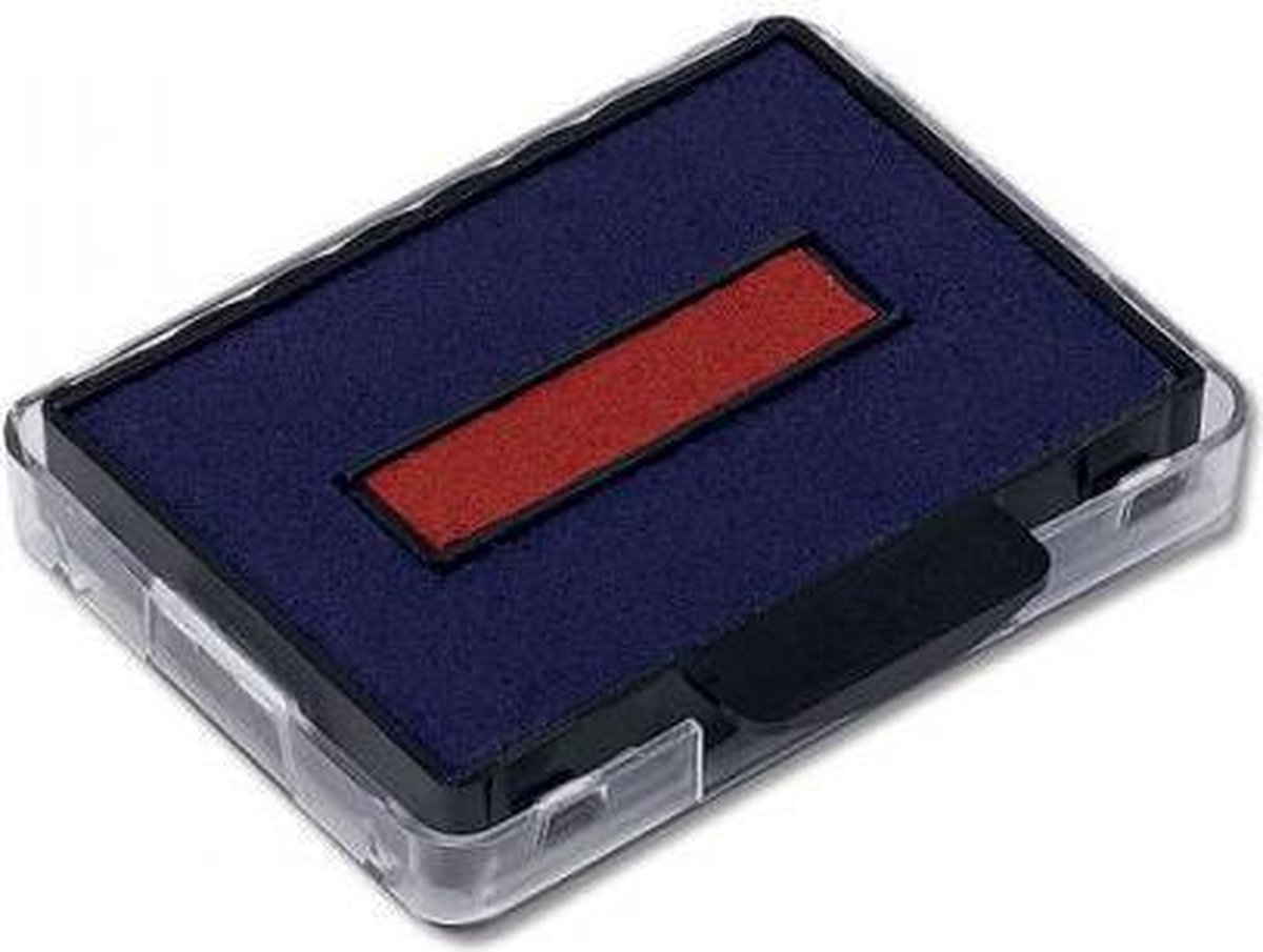   6/50/2 Inktkussen Rood, blauw 2 Stuks