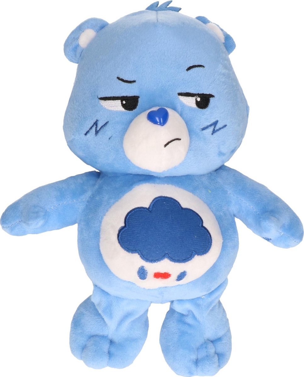 Troetelbeertjes pluche knuffel Blauw 21 cm - Cartoon knuffels - Troetelberen