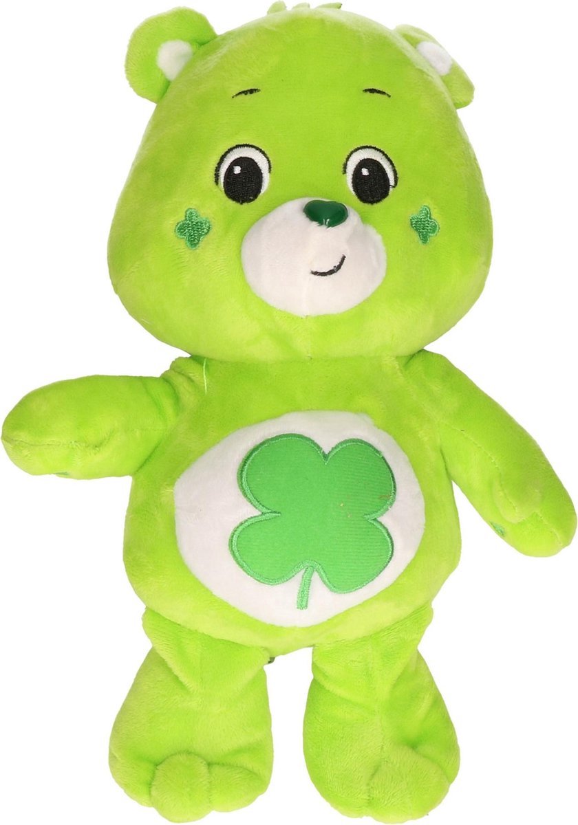 Troetelbeertjes pluche knuffel Groen 21 cm - Cartoon knuffels - Troetelberen