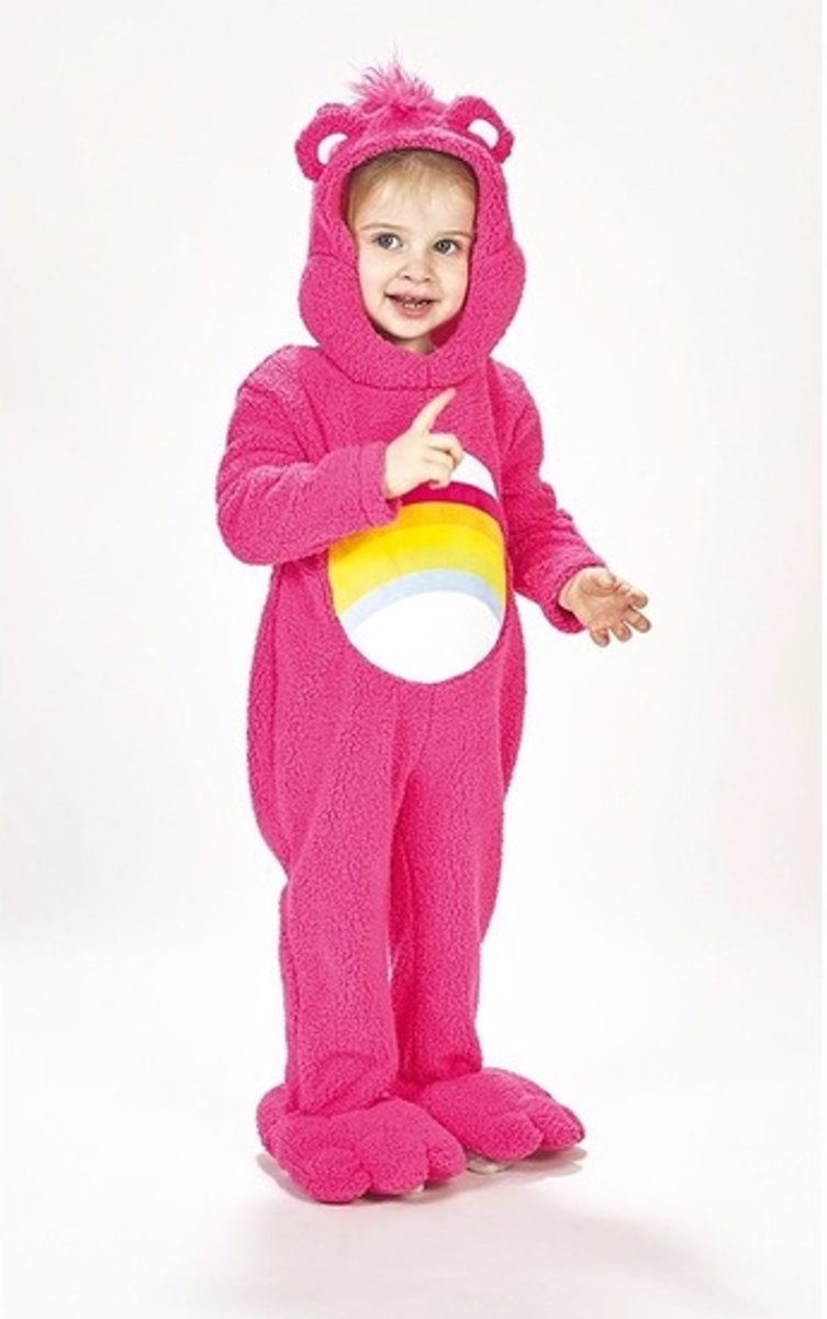 Troetelberen kostuum roze voor meisjes 98-104 (2-3 jaar)