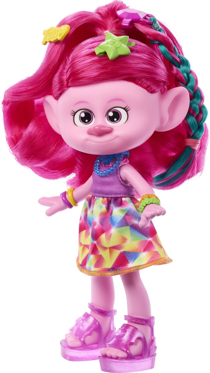 Trolls 3 Band Together Hip-Haar - Koningin Poppy