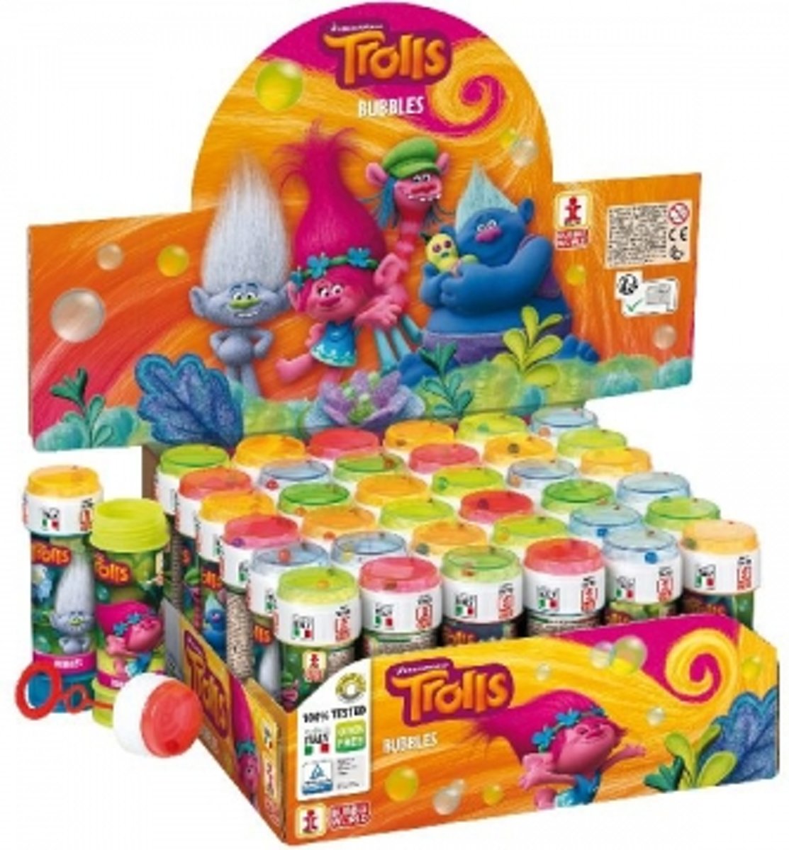Trolls Bellenblaas 60ml 36 stuks