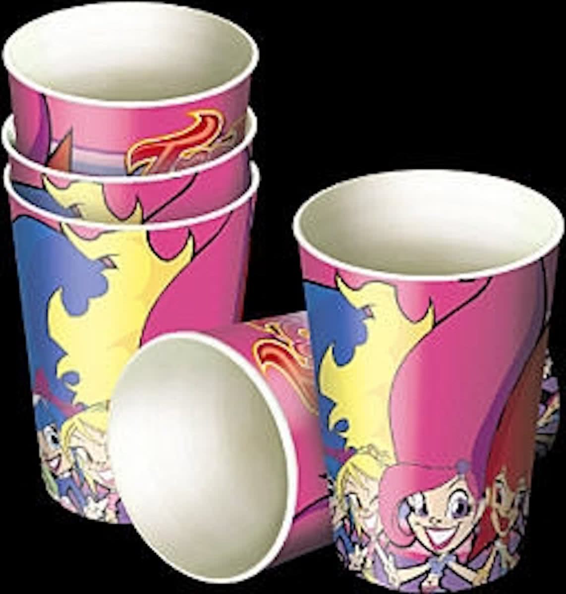 8 bekers Trollz - karton