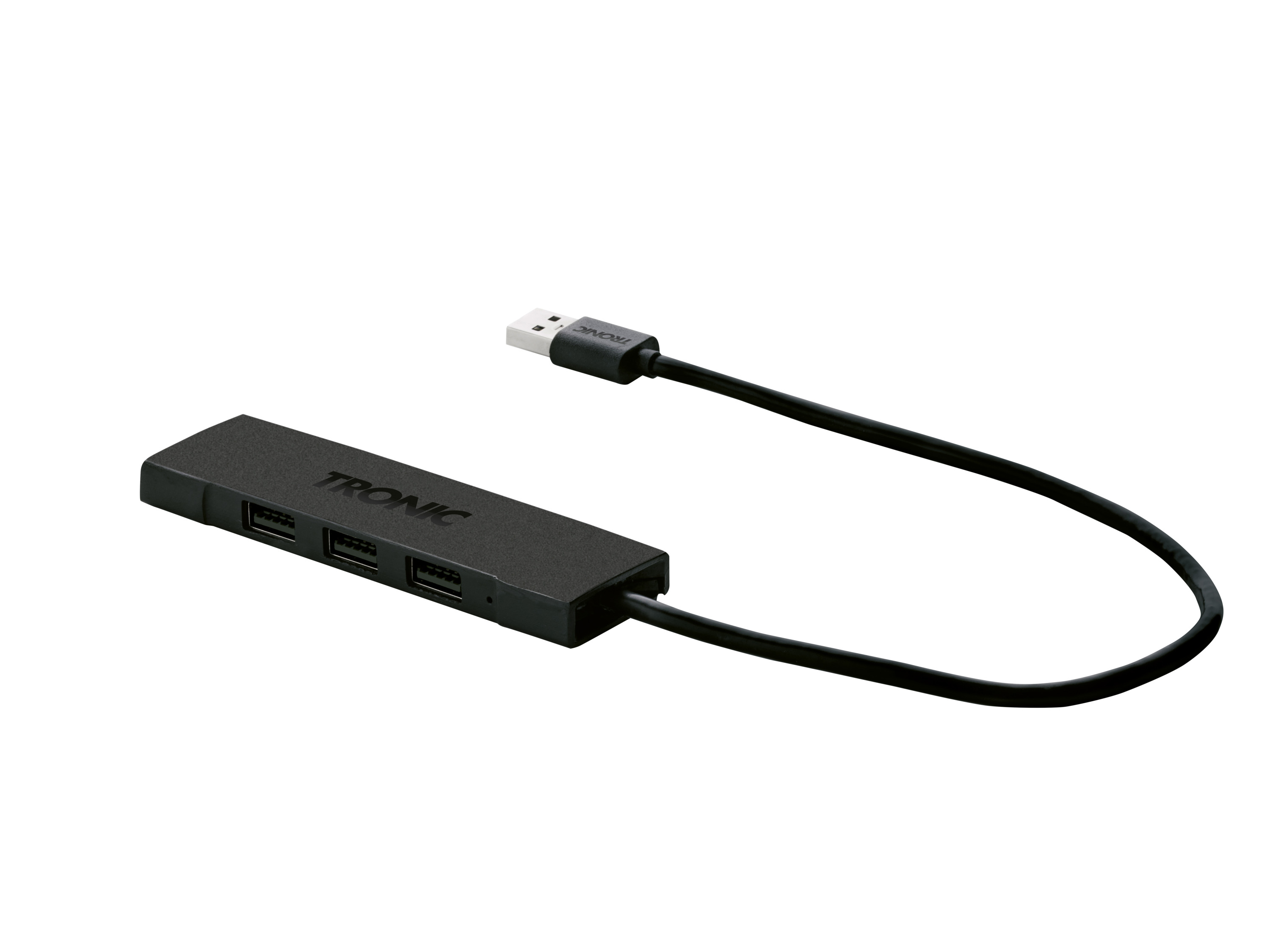 TRONIC Laadadapter of USB-hub (usb hub 4 poorten)