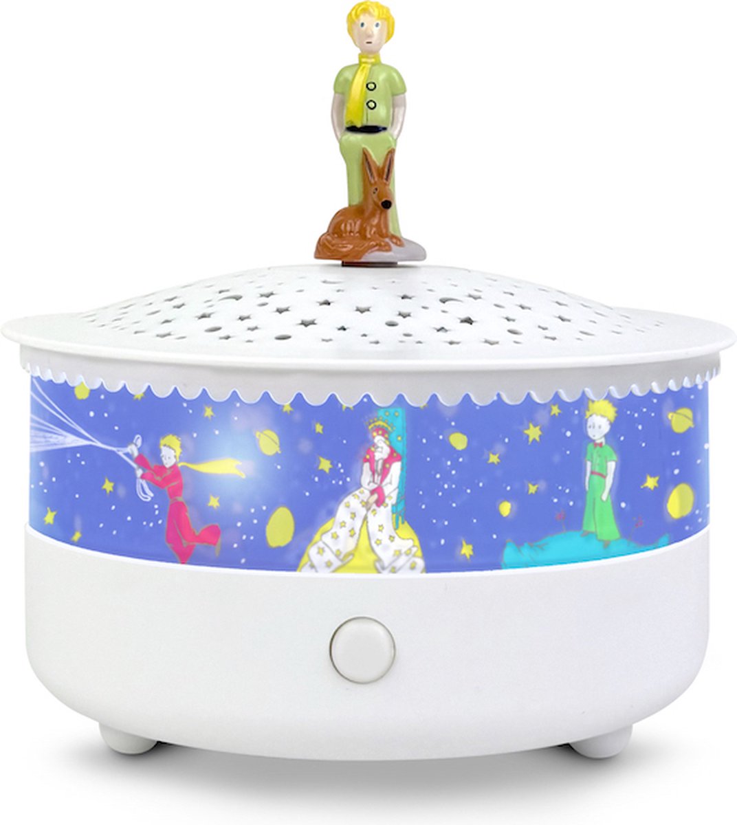 Sterrenprojector De kleine Prins© met Muziek en Huilsensor – Betoverende Sterrenhemel voor je Kleintje, Automatische Uitschakeling en USB-kabel Inbegrepen